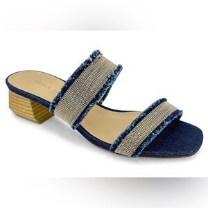 Pelle Moda Iona Slide Sandal Indigo